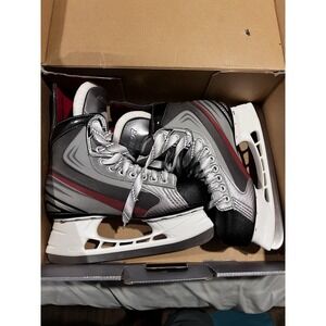 Bauer Men's Vapor X4 Ice Hockey Skates Senior Size 8.5 D Black Red Gray